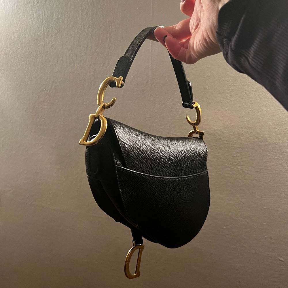 Dior mini saddle bag
